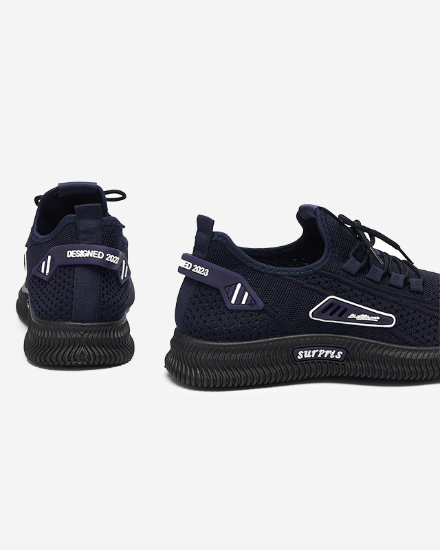 Pantofi sport barbati Rijakis bleumarin cu siret - incaltaminte