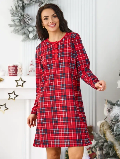 Halat de noapte din bumbac dama cu model in dungi