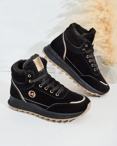 Royalfashion Adidași încălțați pentru femei cu blană Casill