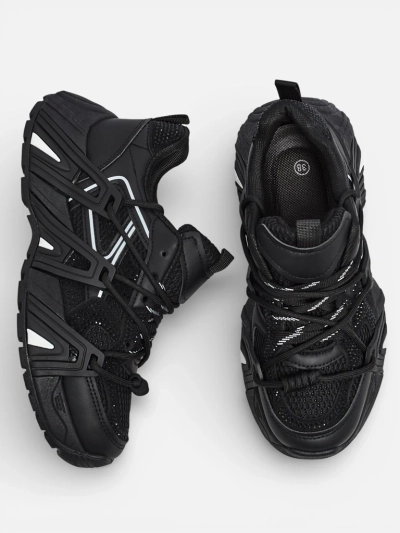 Sneakers Damă Athena Negri Sintetici Sport Casual