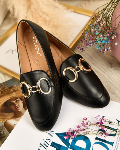 Royalfashion Mocasini cu decor pe nas Abermes
