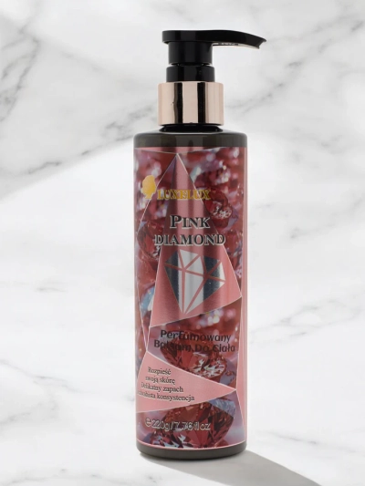 Luxelux Balsam de Corp Parfumat Diamond Roz 220 g