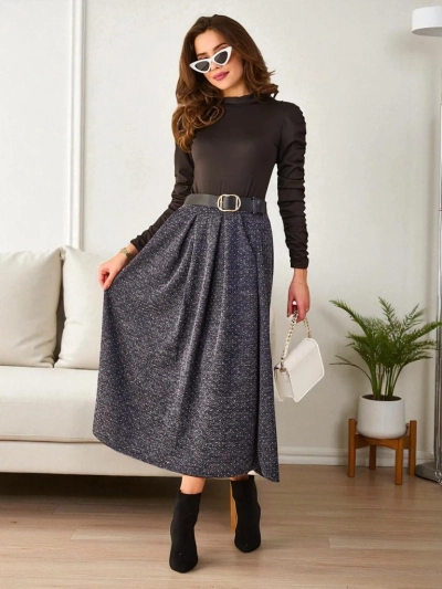 Fusta midi pentru femei Royalfashion