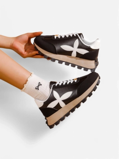 Sneakers sportive pentru femei Royalfashion pe o talpă mai groasă Aloqa