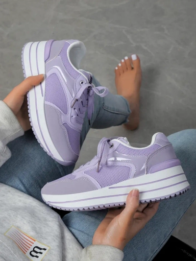 Royalfashion Pantofi sport pentru femei cu platformă Revided