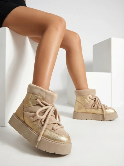 Cizme de zăpadă cu șireturi pentru femei Royalfashion Iniuc