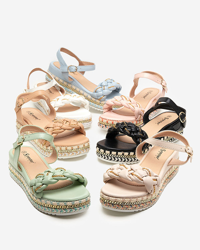 OUTLET Sandale plate dama roz Rella - Pantofi