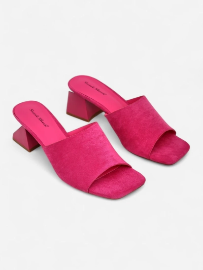 Royalfashion Șlapi pentru femei cu toc decorativ Vollatie