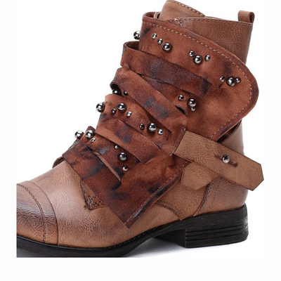 Brązowe workery Jaycee - Obuwie