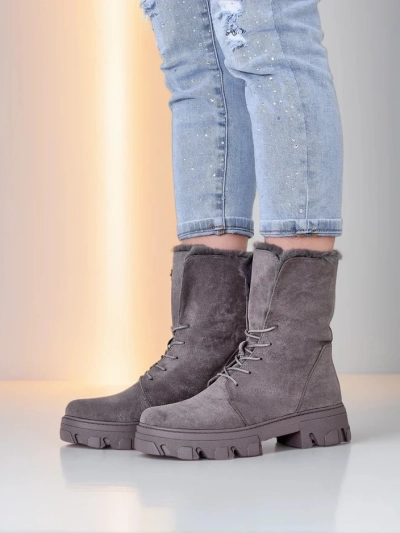 Royalfashion Botine cu șireturi pentru femei Cavenma