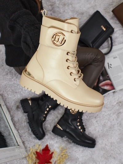 Botine workery dama cu decorațiuni Lorice