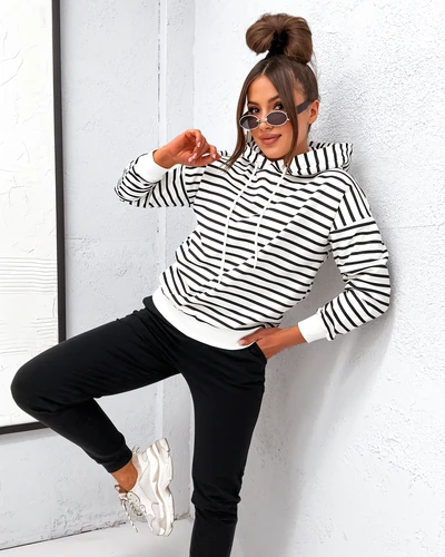 Royalfashion Set de trening pentru femei cu dungi