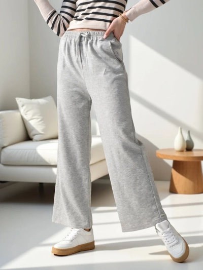 Royalfashion Pantaloni de trening largi pentru femei
