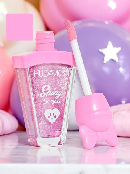 Luciu de buze cu sclipici culoare Roz
