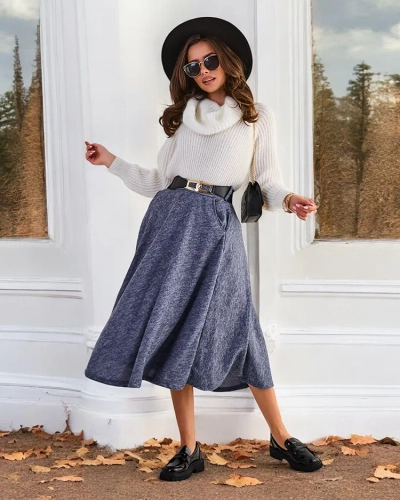 Fusta midi pentru femei de la Royalfashion
