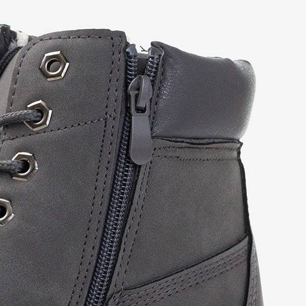 OUTLET Trappers gri închis Adeline - Încălțăminte