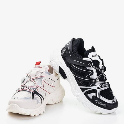 OUTLET Încălțăminte de sport bej pentru femei Risika - Încălțăminte