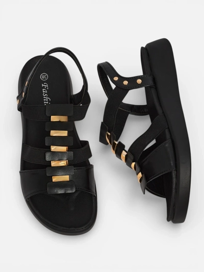 Royalfashion Sandale damă tip gladiatori Liwers