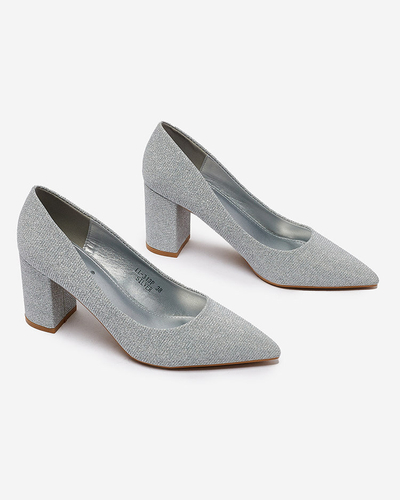 Royalfashion Women's Eotira Glitter Glitter Stiletto Post Top pumps