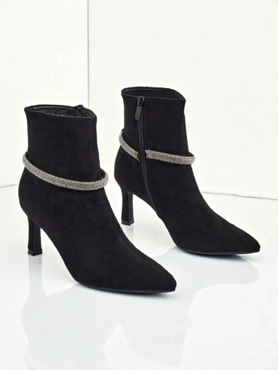 Botine de damă cu toc stiletto Sorelia