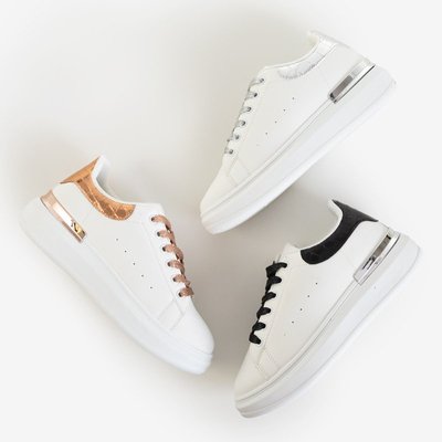 Încălțăminte sport dama Pamelia albă și argintie - Îmbrăcăminte