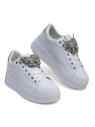 Sneakeri Platformă Royalfashion pentru Femei cu Fluture Obellay