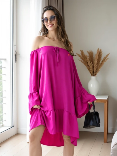 Rochie Royalfashion pentru femei a'la spaniolă cu volane, oversized