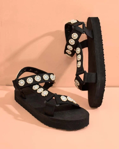 Royalfashion Sandale sport cu talpă plată pentru femei