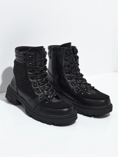 Botine workery de damă cu blană Ardella