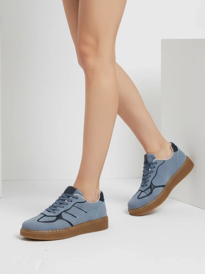 Sneakers Damă Luna Albaștri Ecologici Casual