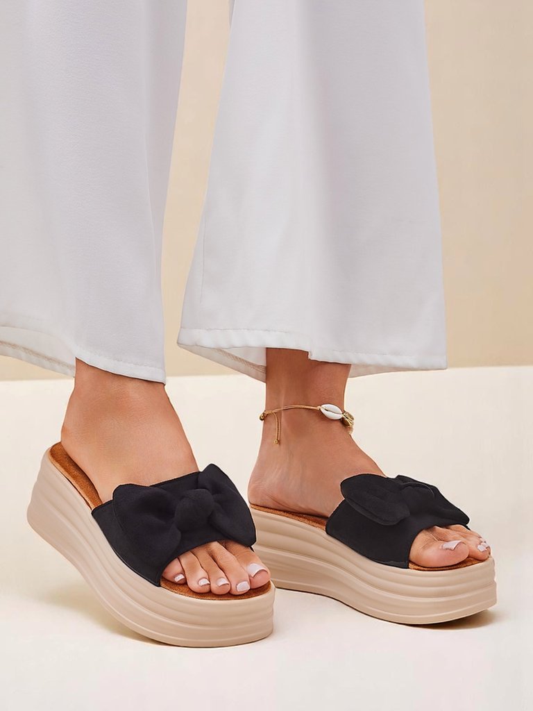 Royalfashion Papuci de damă cu platformă Givan