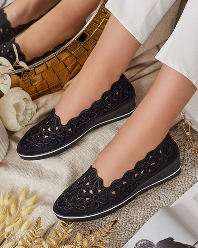 Royalfashion Pantofi cu tocuri joase pentru femei Dellio