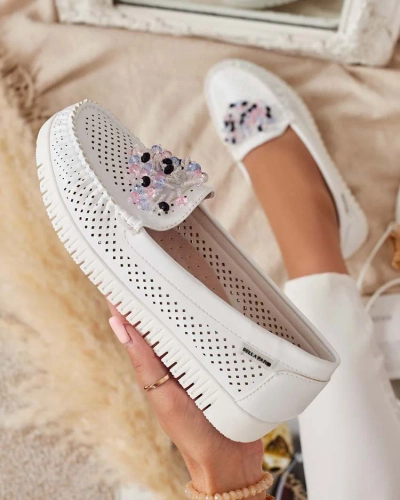 Royalfashion Mocasini de damă din mărgele ajurate Namis