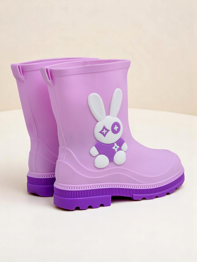 Royalfashion Kalosze dziecięce z króliczkiem Bunny Splash