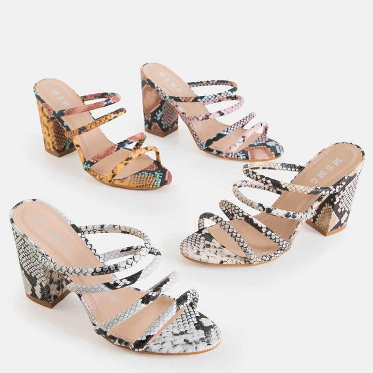 Papuci roz cu relief pe stâlpul superior Furlisa - Încălțăminte