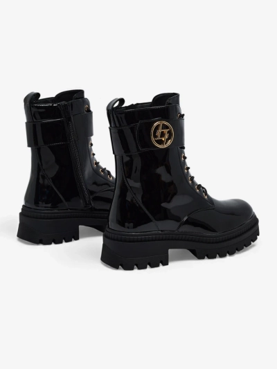 Botine Dama Lăcuite din Piele Ecologică Eulin