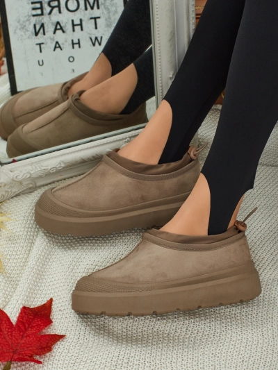 Botine scurte de damă tip snowboots Velisee