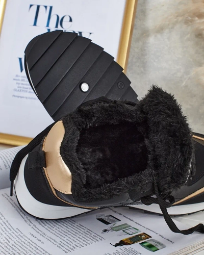 Royalfashion Adidași izolați pentru femei cu blană Ozzix