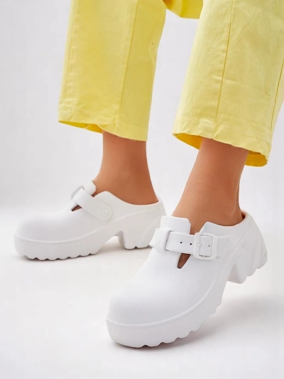 Sandale cu toc din cauciuc pentru femei Royalfashion Voxones