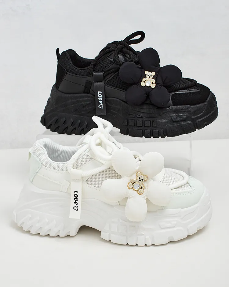 Royalfashion Adidași cu platformă pentru femei Bereya