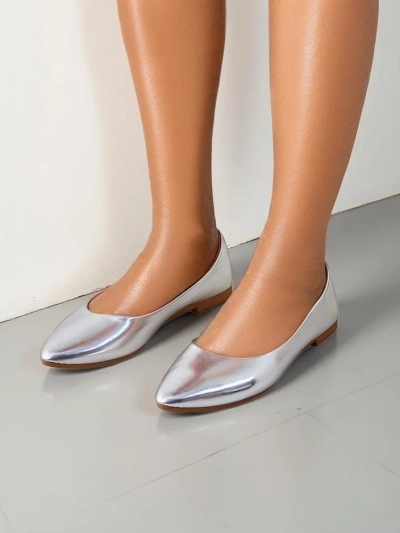 Royalfashion Balerini din patent pentru femei Aramiese