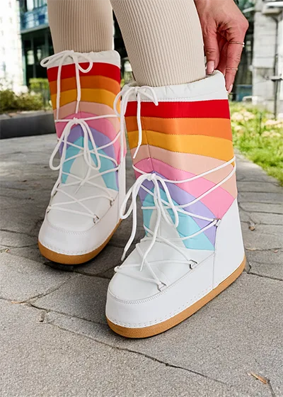 Pantofi de damă de stil bocanci de zăpadă Royalfashion Tencce