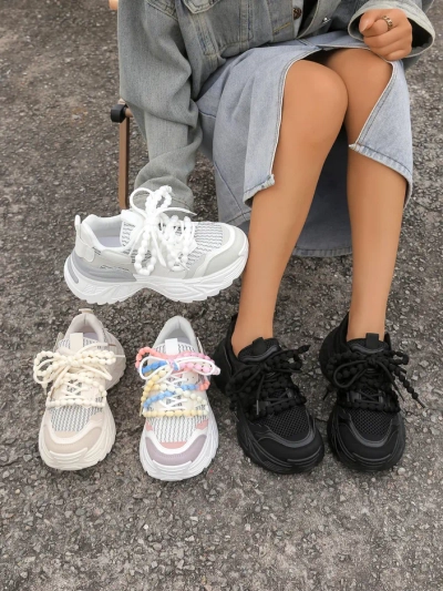 Pantofi sport Royalfashion pentru femei cu o talpă mai groasă Loness