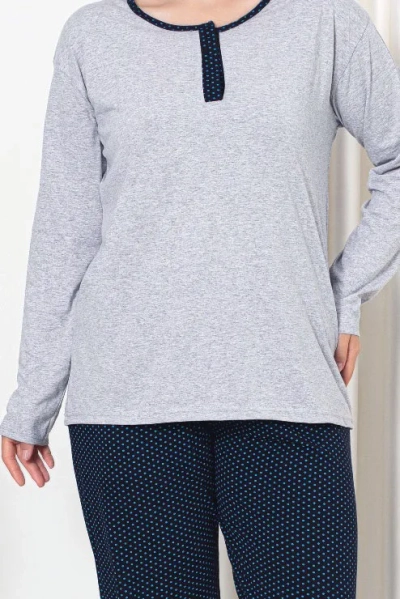 Royalfashion Pijama Femei din Bumbac 2-Piece PLUS SIZE