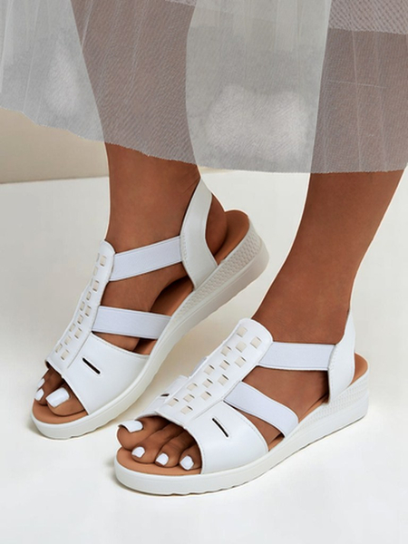 Royalfashion Sandale dama cu platformă joasă Sora