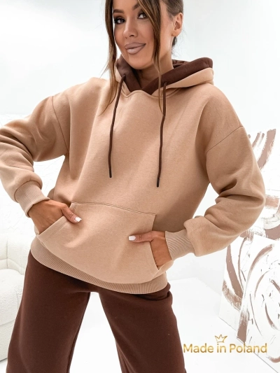 Royalfashion Set de trening de damă din bumbac, bicolor