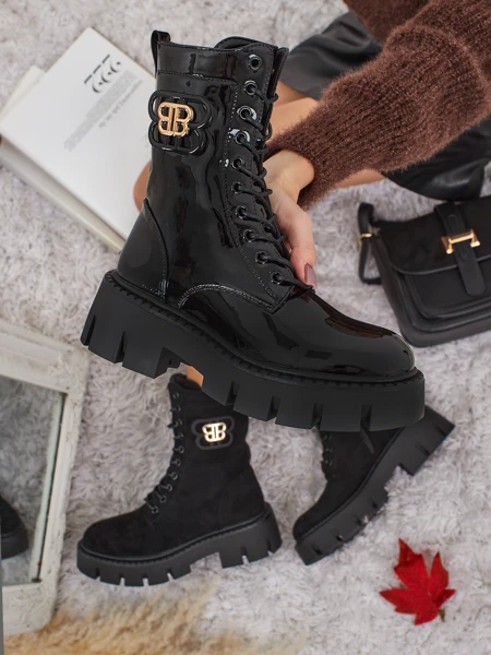 Royalfashion Botine tip workeri pentru femei Milloze