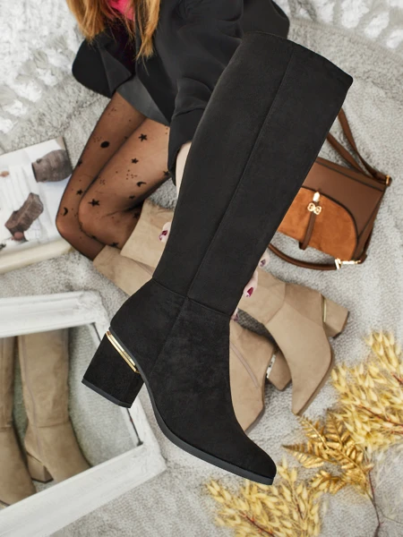 Cizme de damă Royalfashion cu toc Niefio