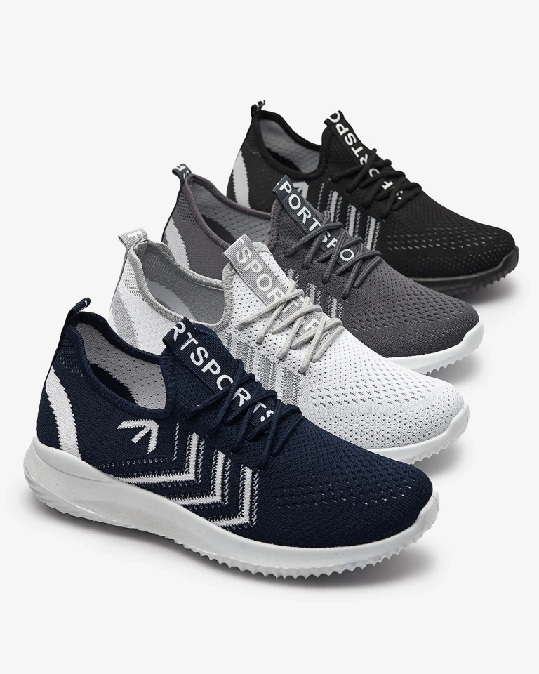 Pantofi sport de damă din material textil de culoare albastru marin Leridis - Încălțăminte