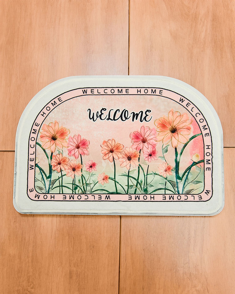 Royalfashion Flower covor de preș pentru ușă